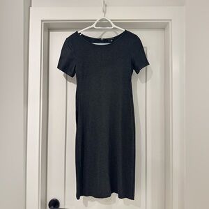Theory Black Midi Dress